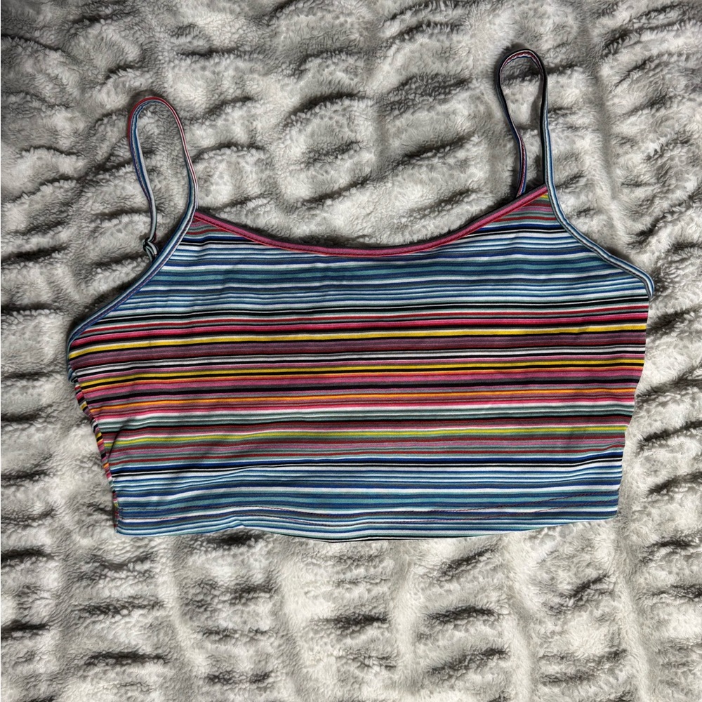 SHEIN Colorful Striped Camisole Top